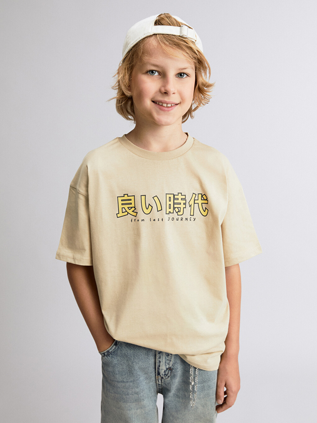 Crew Neck Boys' T-shirt-5