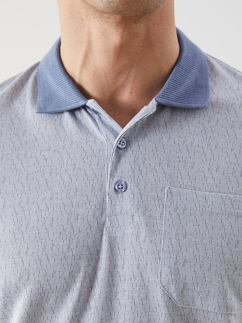 LC Waikiki Polo Neck Pique Men's T-Shirt -S5CT84Z8-MKQ