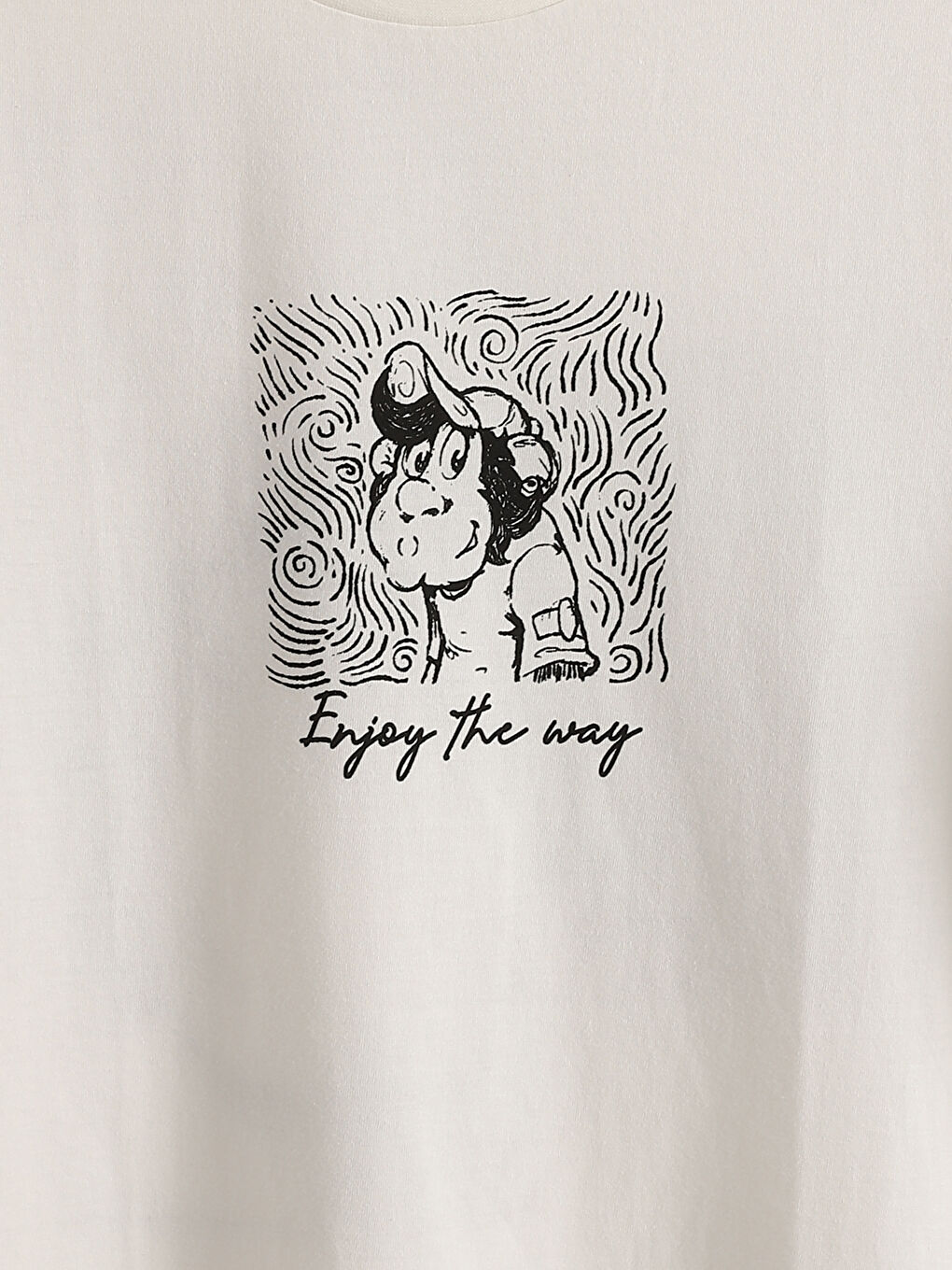 Crew Neck Printed Boys' T-Shirt-3