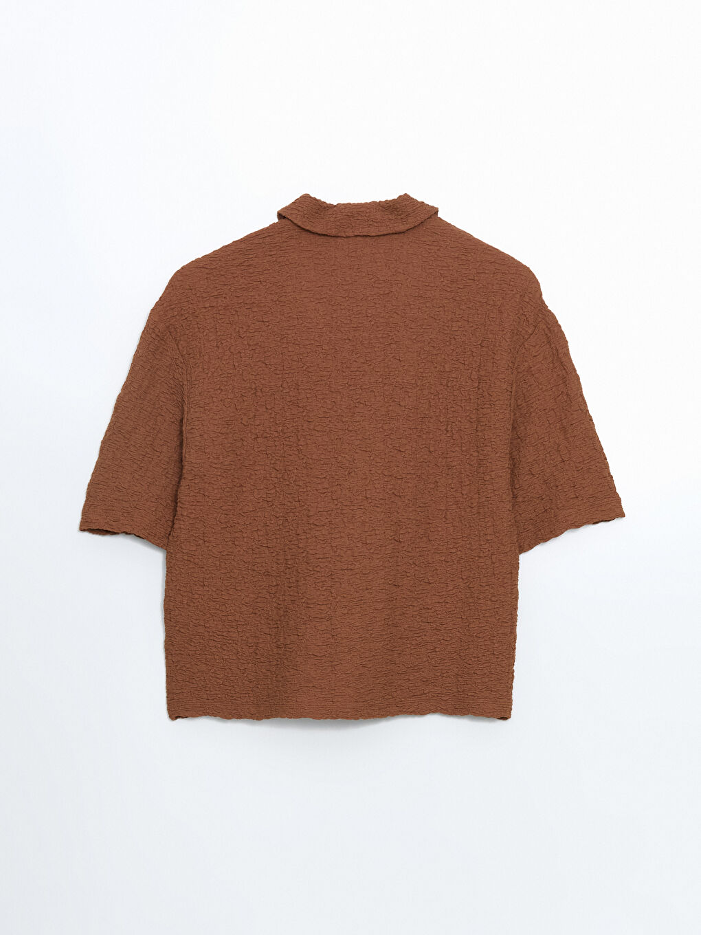 Loose Fit Textured Women’S Shirt -S5CU19Z8-H2N