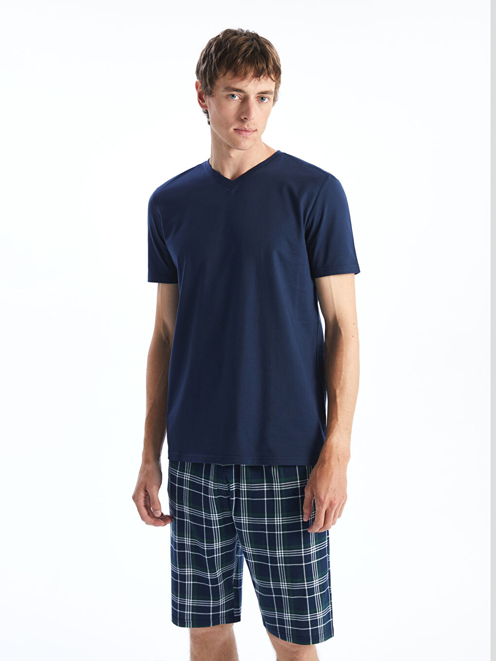 Regular Fit Men's Short Pyjama Set -S5CU24Z8-RFF