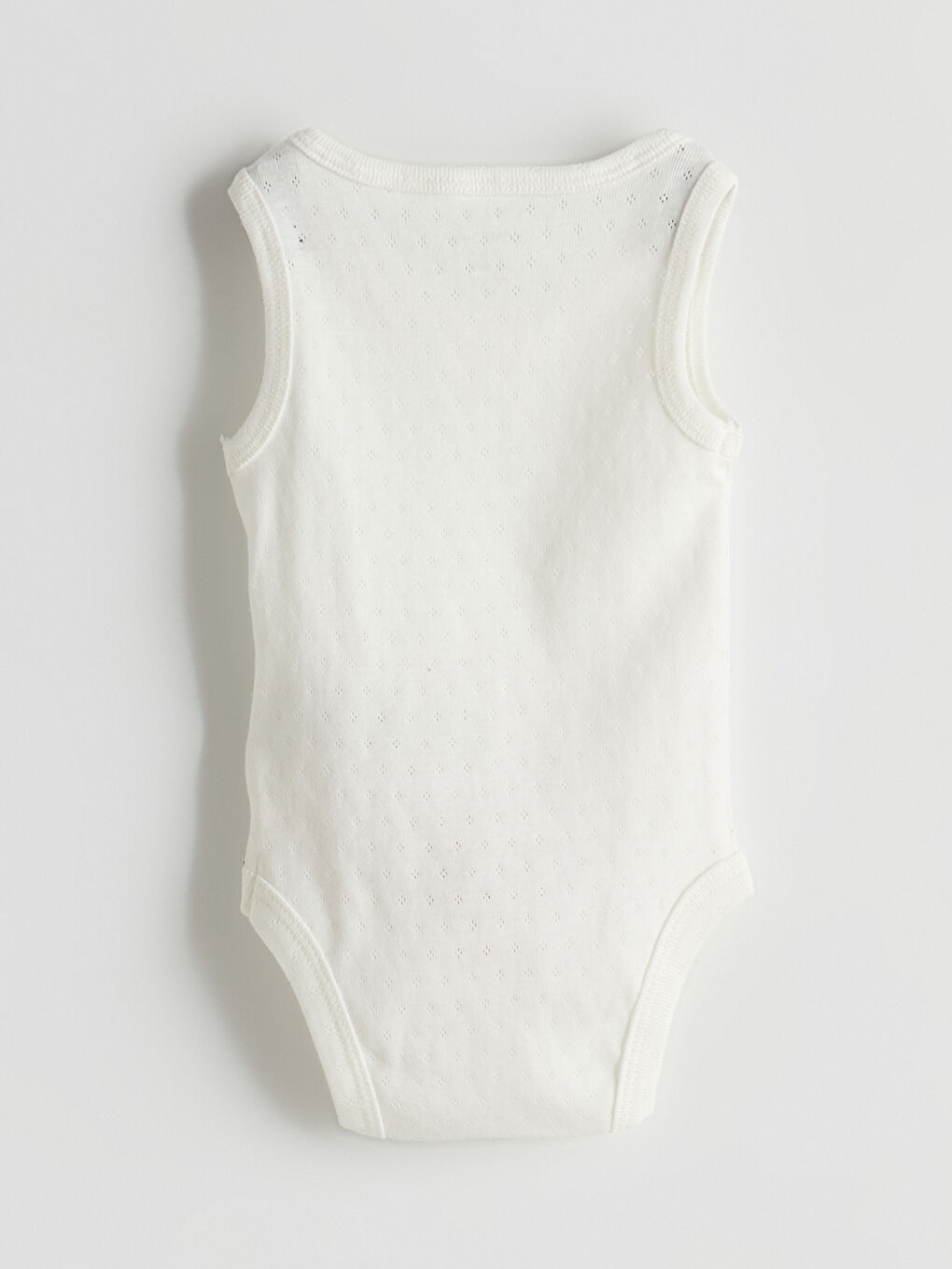 LCW baby Ekru Basic Erkek Bebek Çıtçıtlı Bodysuit - 2