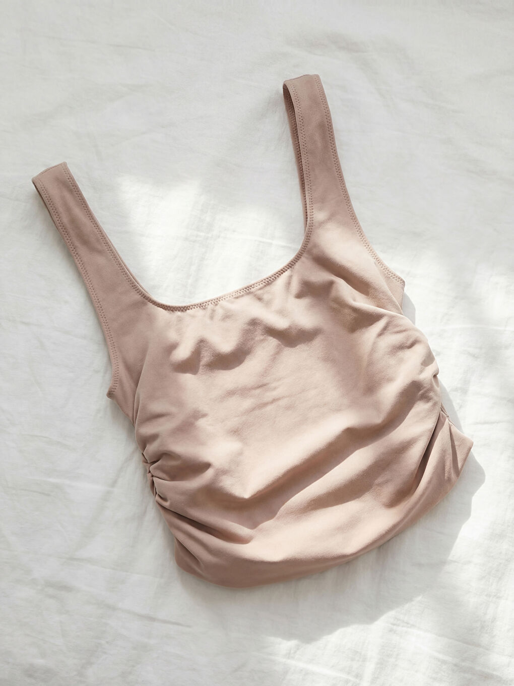 Square Collar Crop Women's Vest-1