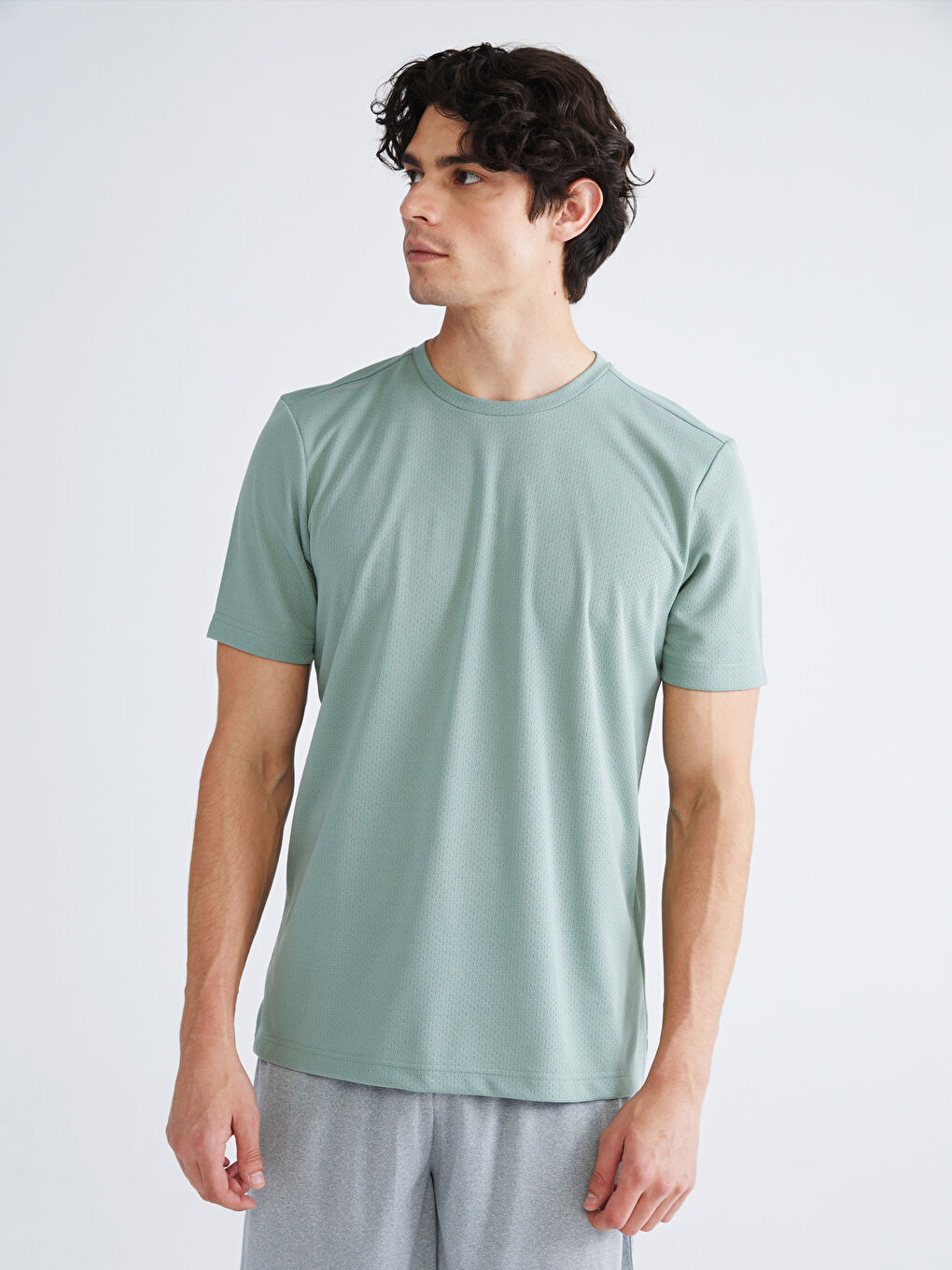 T-shirt de Sport pour Hommes à Col Rond