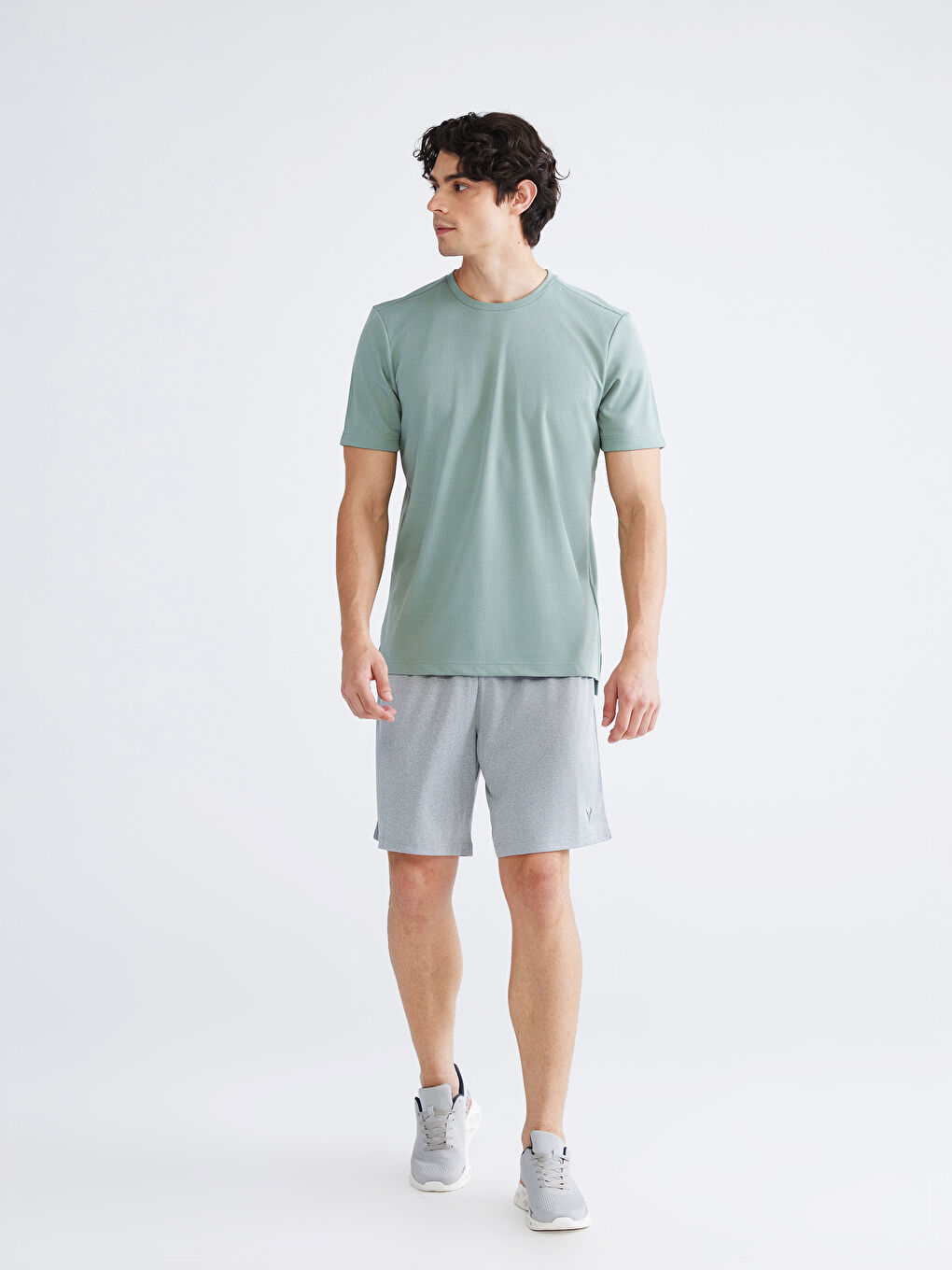 T-shirt de Sport pour Hommes à Col Rond-1