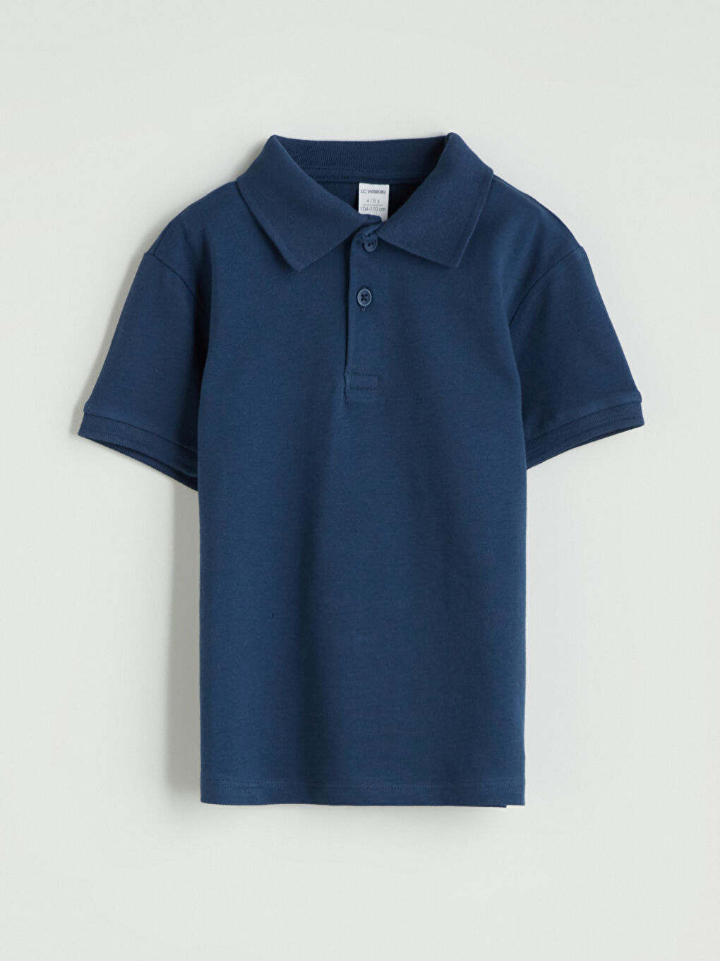 İndigo Polo Yaka Basic Erkek Çocuk Tişört