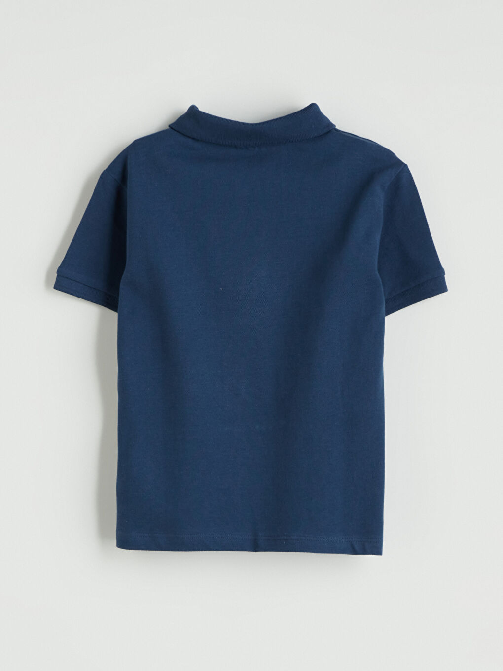 İndigo Polo Yaka Basic Erkek Çocuk Tişört-2