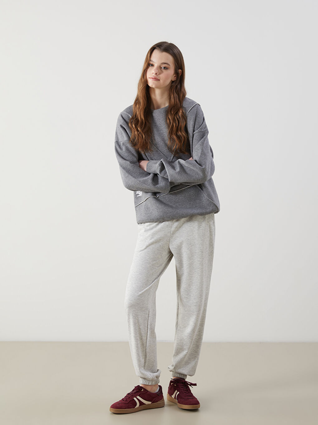 Elasticated Waist Women's Jogger Sweatpants -S5CV35Z8-CT3