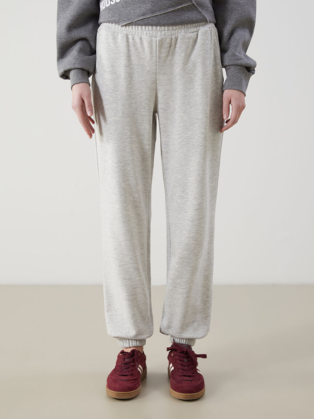 Elasticated Waist Women's Jogger Sweatpants -S5CV35Z8-CT3