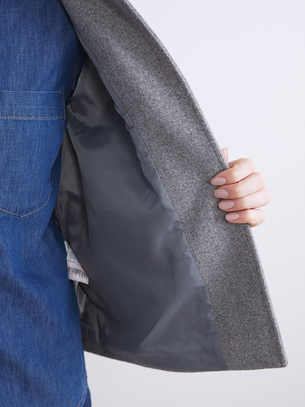 سترة ياقة قميص نساء كاشيت-3