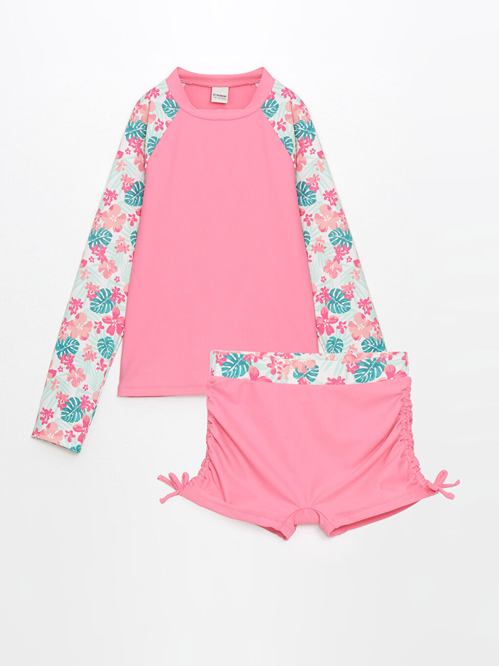 Quick-Dry UV Protection Floral Girls' Bikini