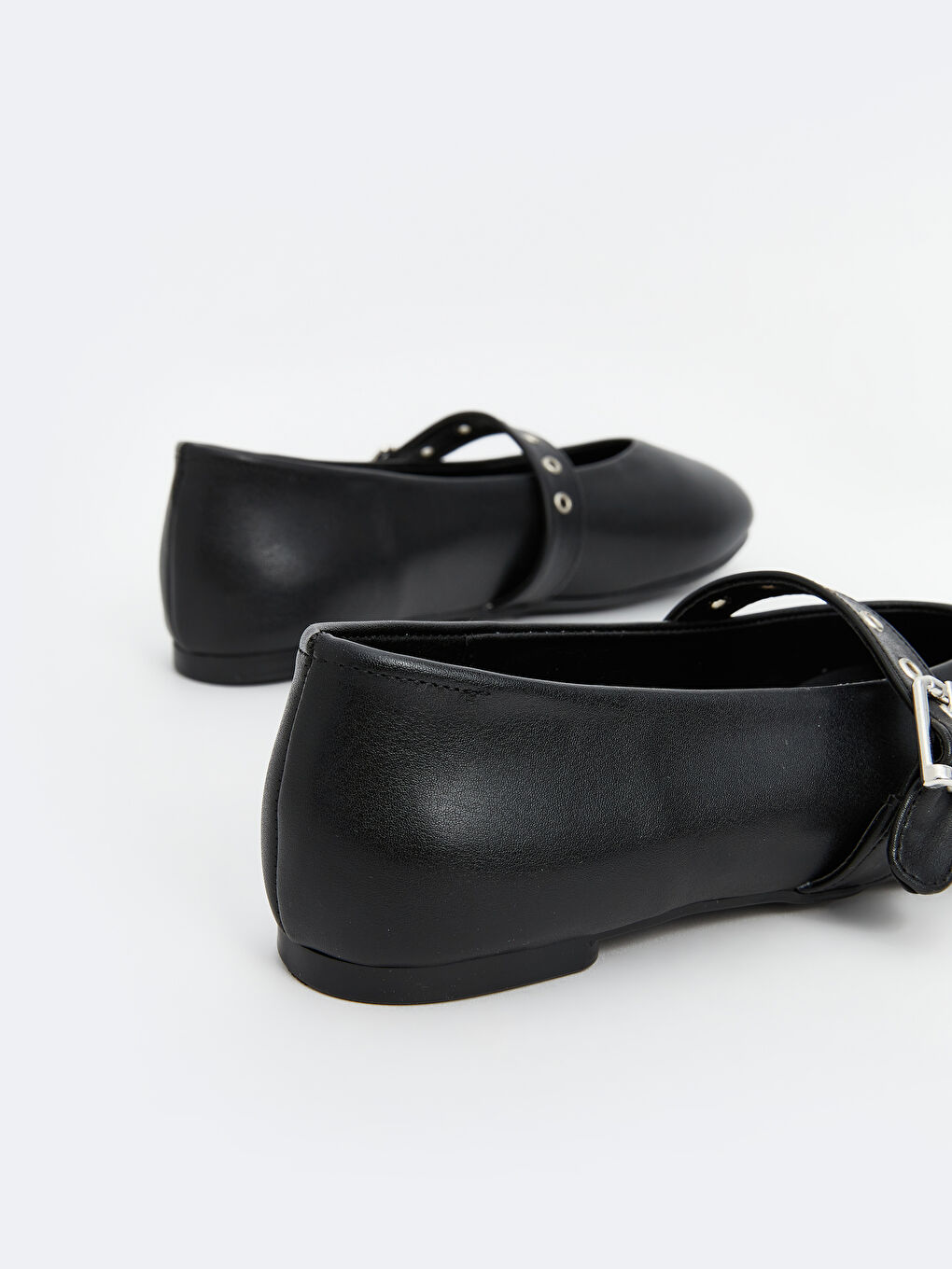 Leather Look Woman Flat Shoes -S5CY14Z8-HUC