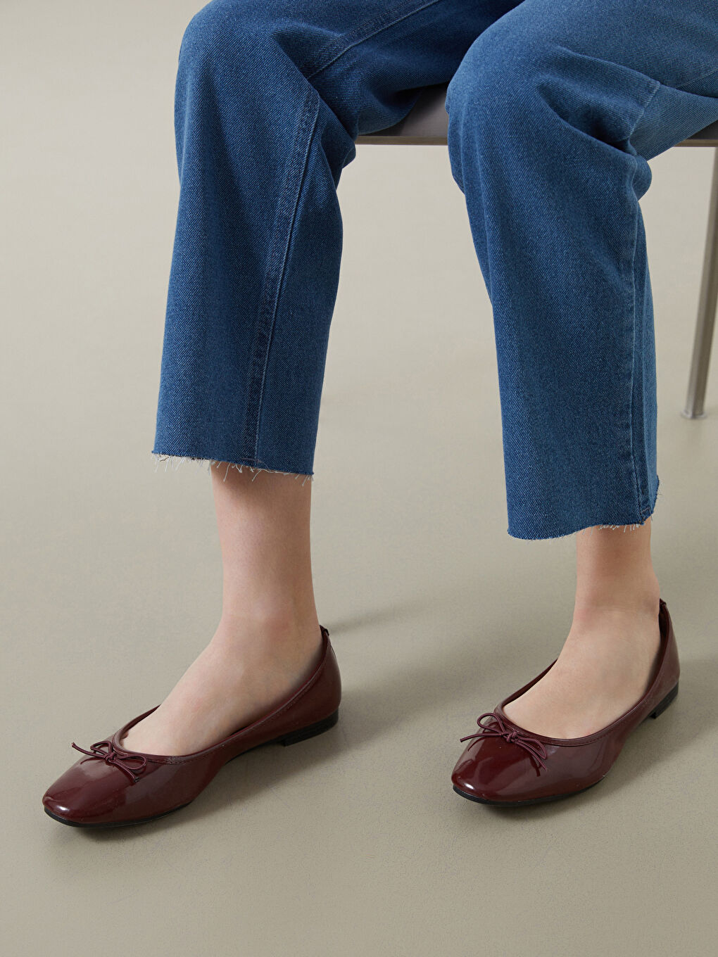 Bow Detailed Women's Flats -S5CY16Z8-H8A
