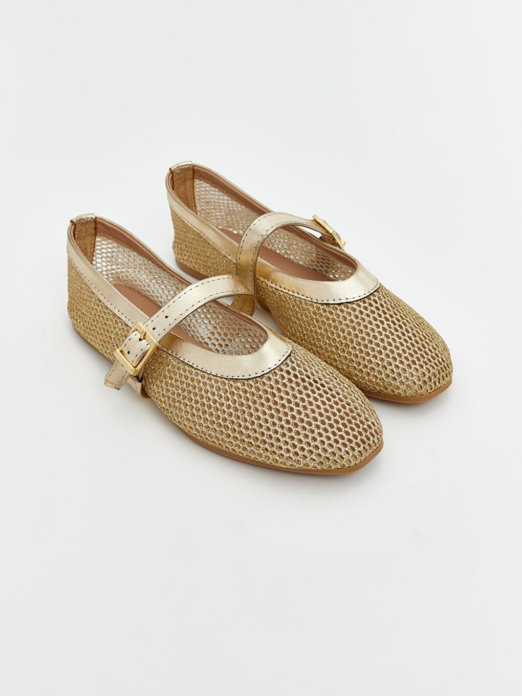 Mesh Detailed Women's Flats -S5CY18Z8-GHW