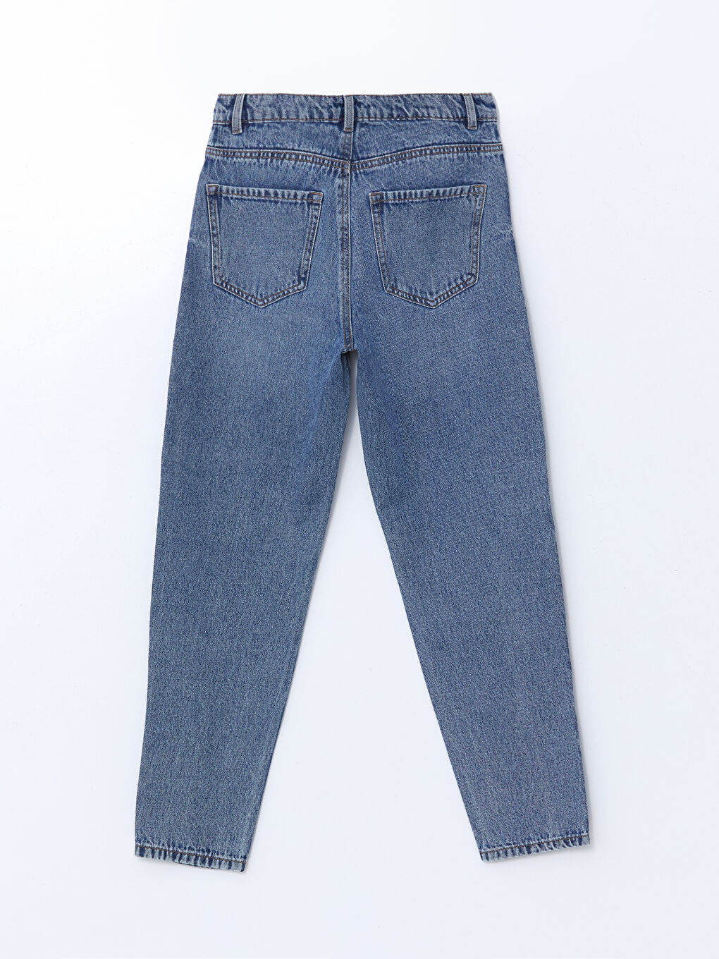 Ripped Detail Mom Fit Women's Jeans -S5CY46Z8-507