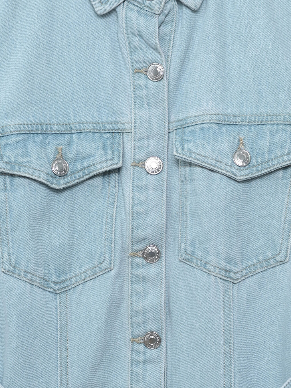 Collared Denim Dress -S5CY50Z8-311