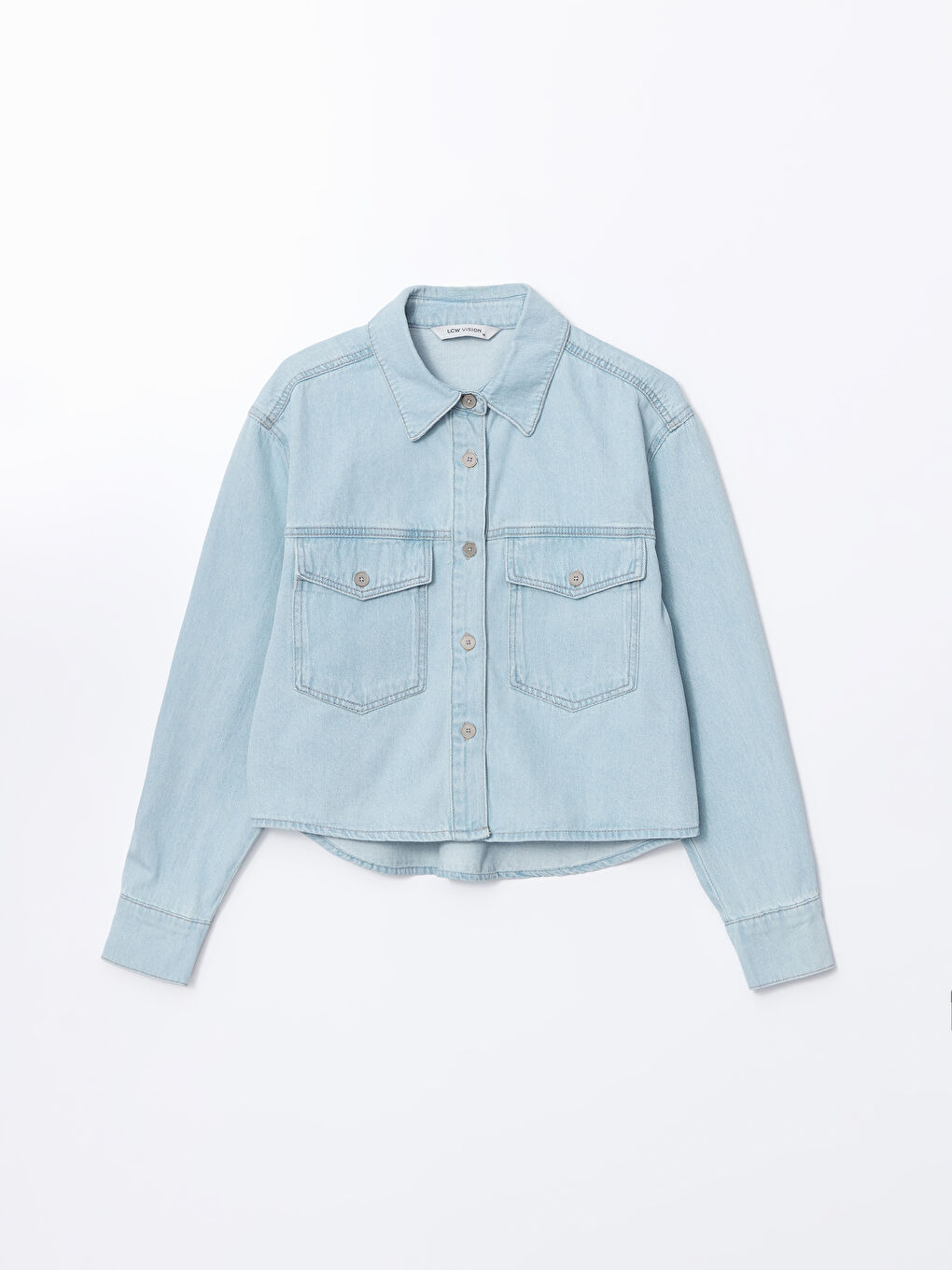 Loose Fit Women's Denim Shirt -S5CY56Z8-311