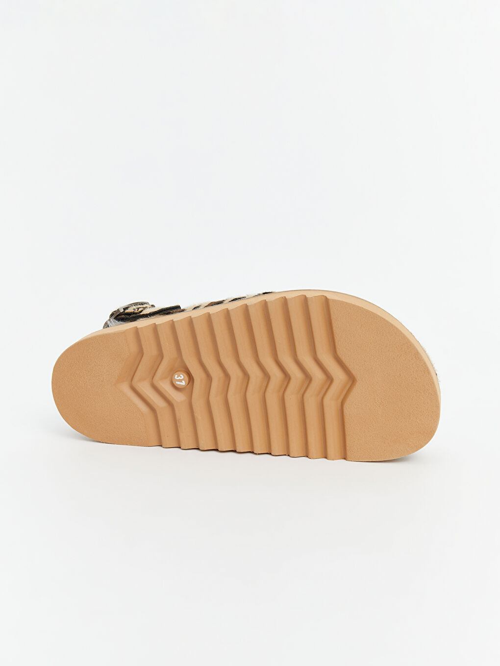 Karışık Leopar Desenli Süet Görünümlü Kadın Ev Terliği-5