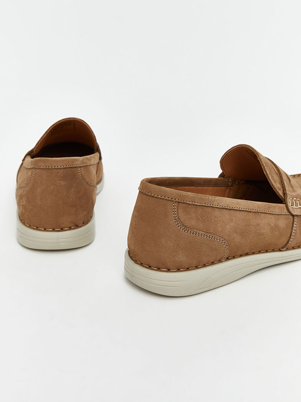 Kahverengi Süet Erkek Loafer Ayakkabı-4