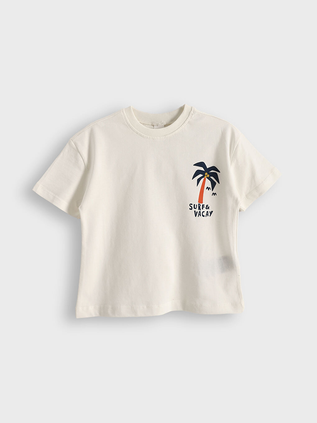 LCW Kids Crew Neck Printed Boys' T-Shirt and Shorts 2 Pack -S5DA51Z1-R9J