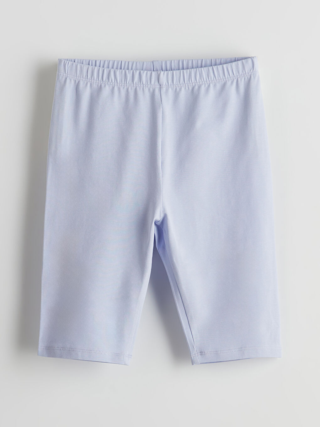 Lila Beli Lastikli Kız Çocuk Kısa Tayt