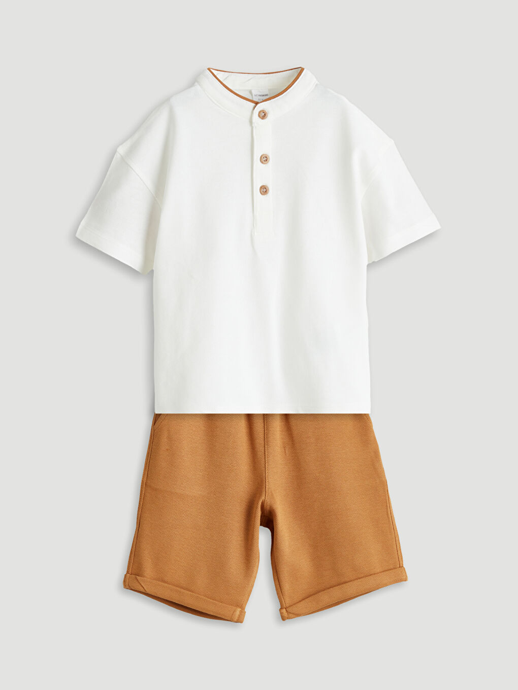 Basic Boys' T-Shirt and Shorts 2 Pack -S5DA67Z1-R9J