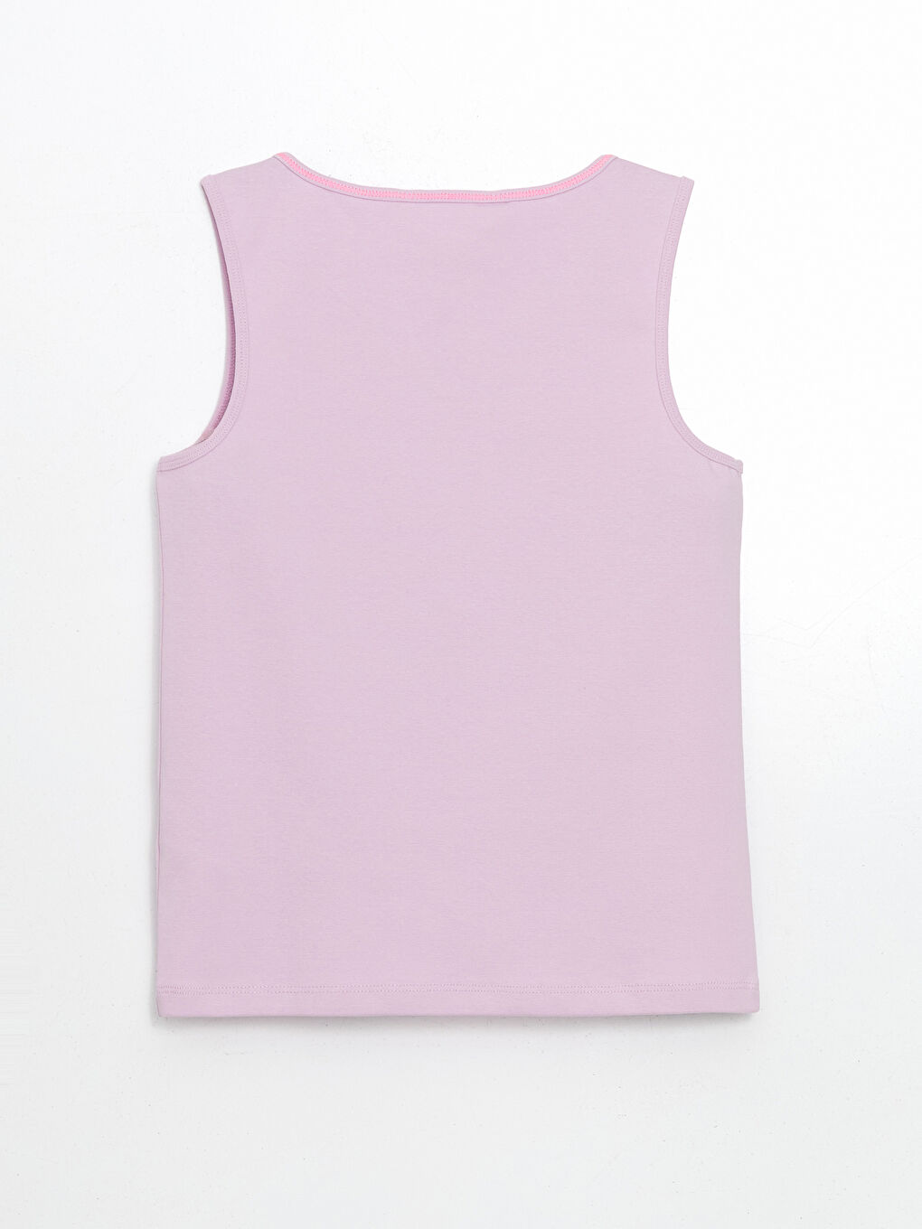 Lila Kaçık Yaka Baskılı Kadın Pijama Üstü-1