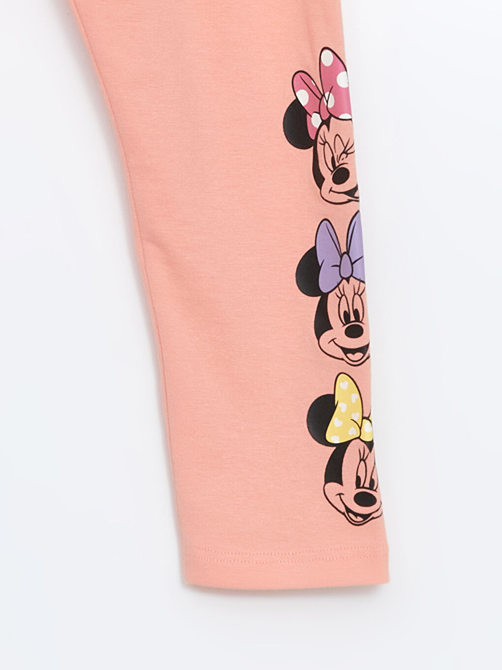 Mercan Minnie Mouse Lisanslı Kız Çocuk Tayt-1