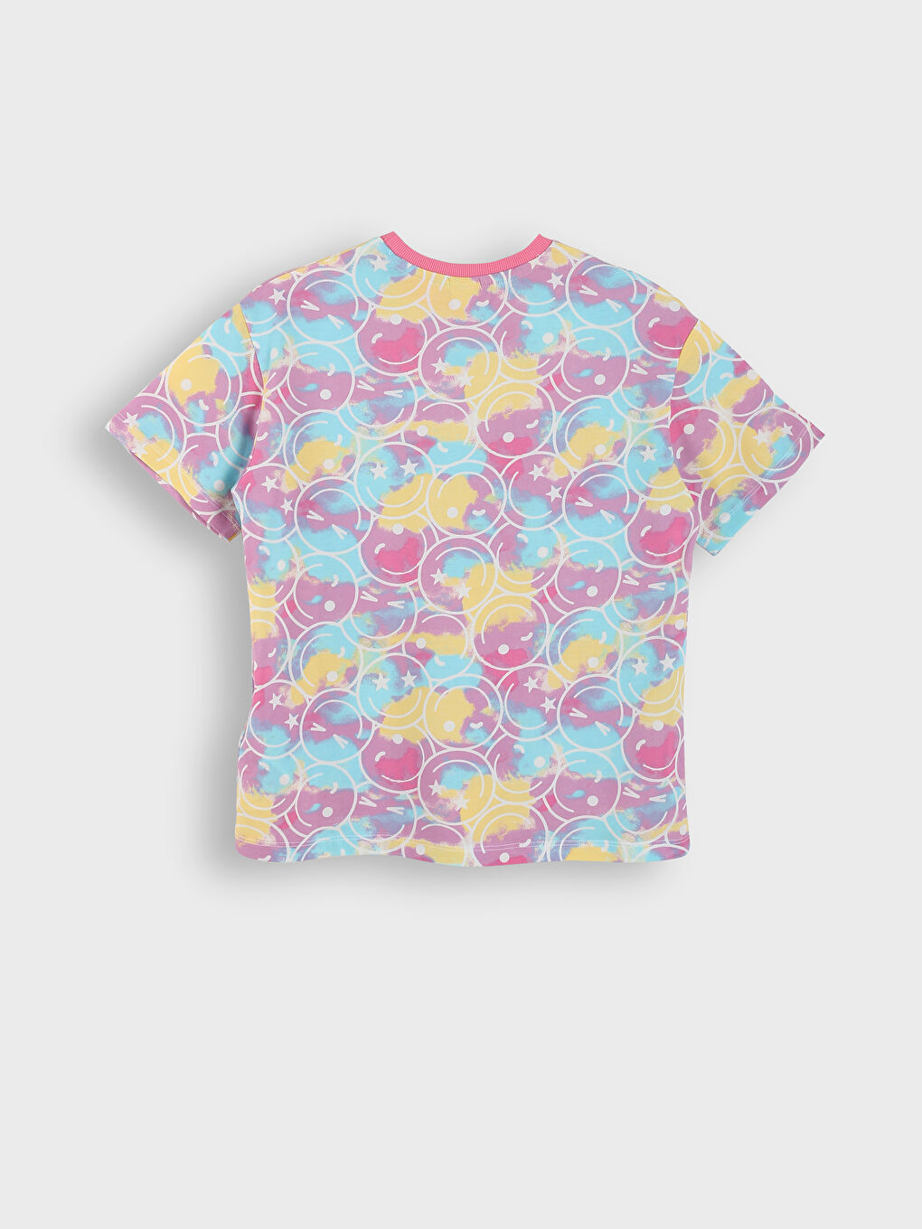 Crew Neck Printed Girls' T-Shirt 2 Pack-8