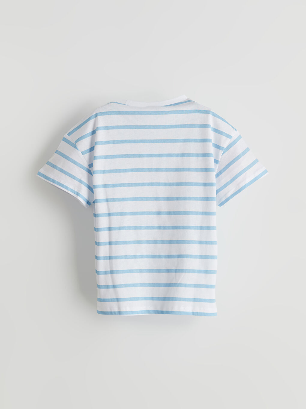 Mavi Bisiklet Yaka Hello Kitty Baskılı Kız Çocuk Tişört-1