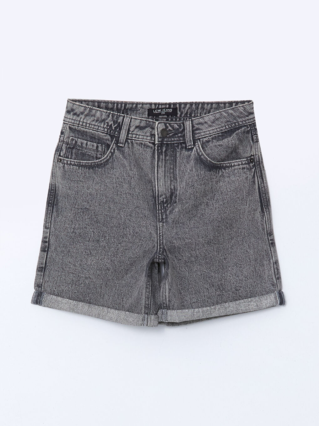 Regular Fit Women's Denim Shorts -S5DC25Z8-GRD