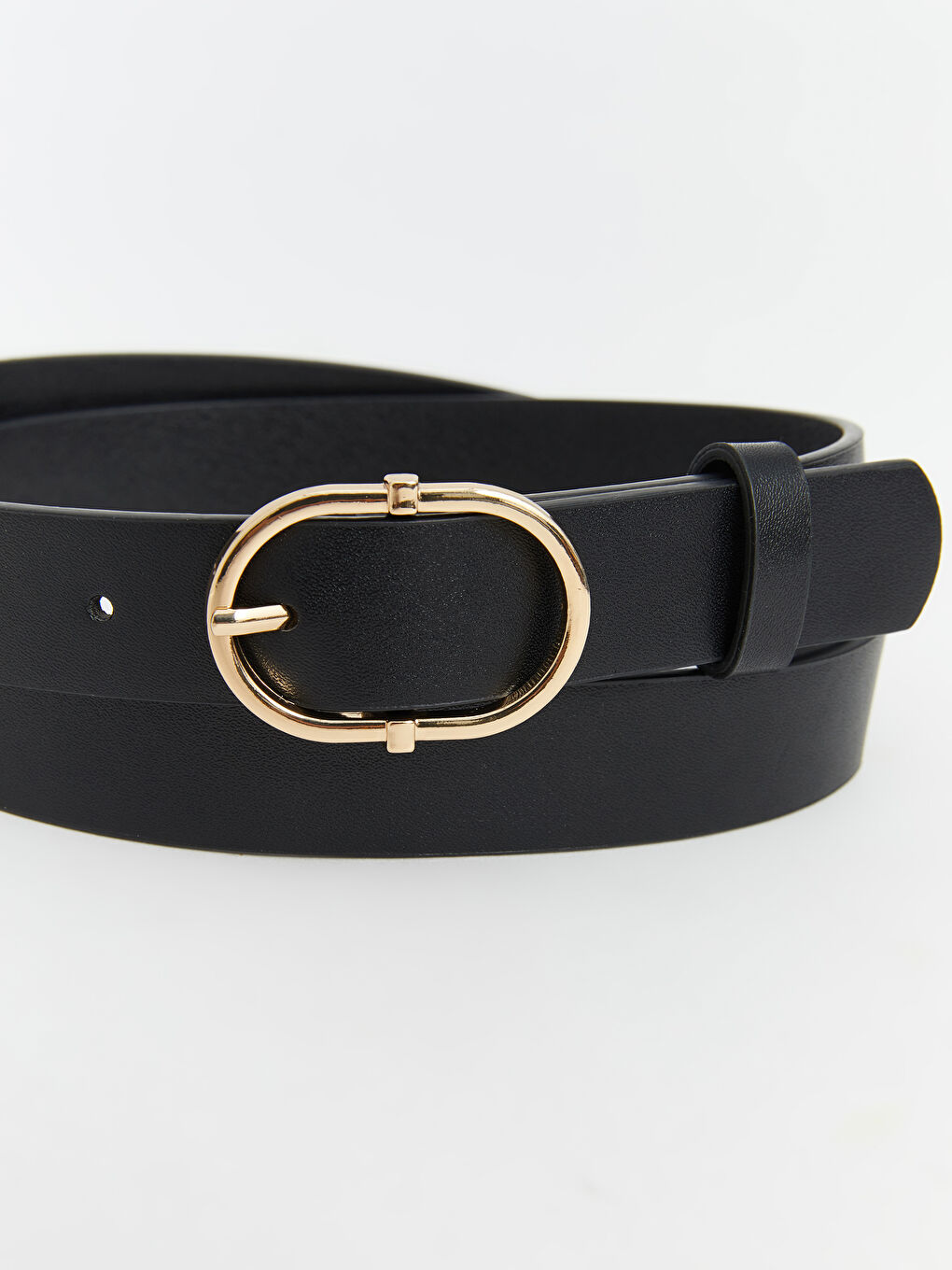 Bej Deri Görünümlü Kadın Kemer 2'li-7