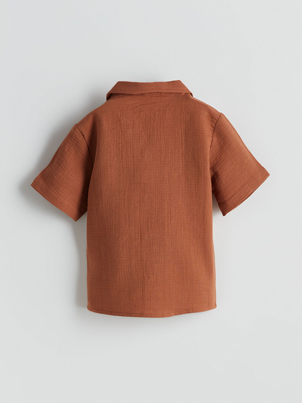 Resort Neck Cotton Boys' Shirt -S5DC33Z1-H2N