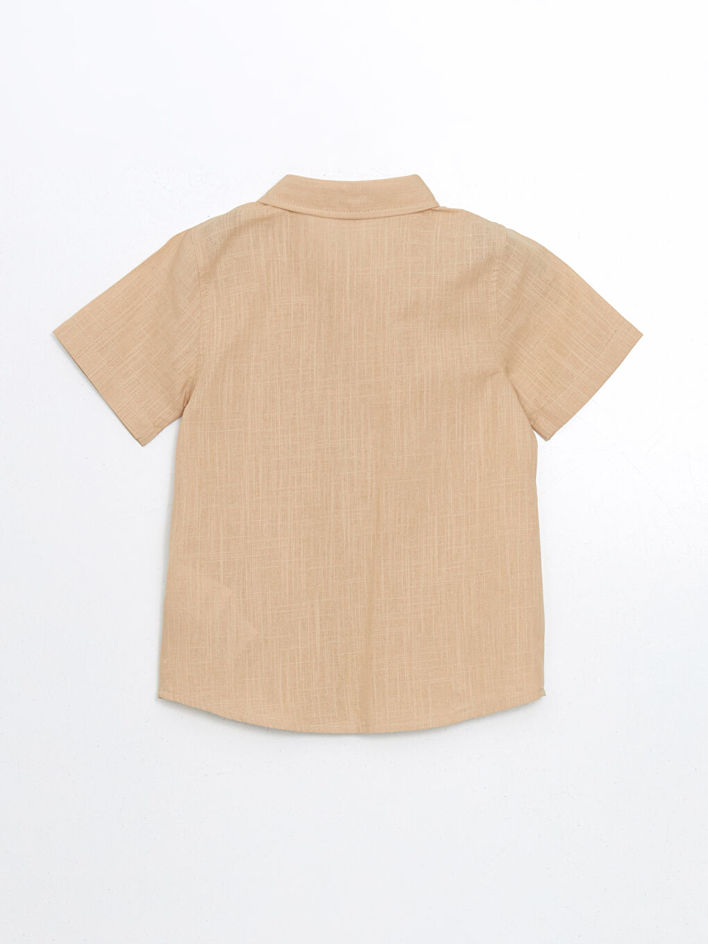 Plain Short Sleeve Poplin Pocket Boys' Shirt -S5DC37Z1-FKU