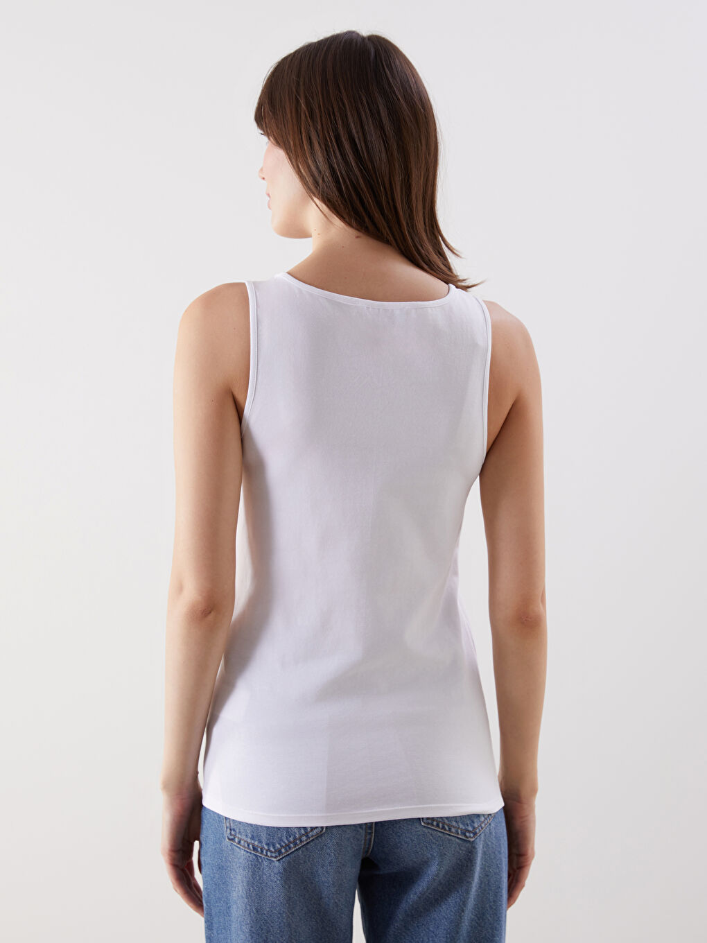 LCW Comfort Kare Yaka Kadın Atlet -S5DC56Z8-Q6K