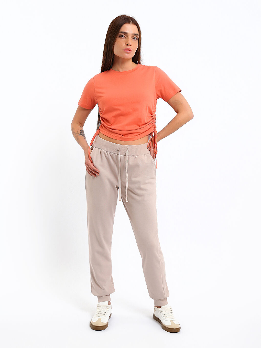 Crew Neck Women's T-Shirt-1