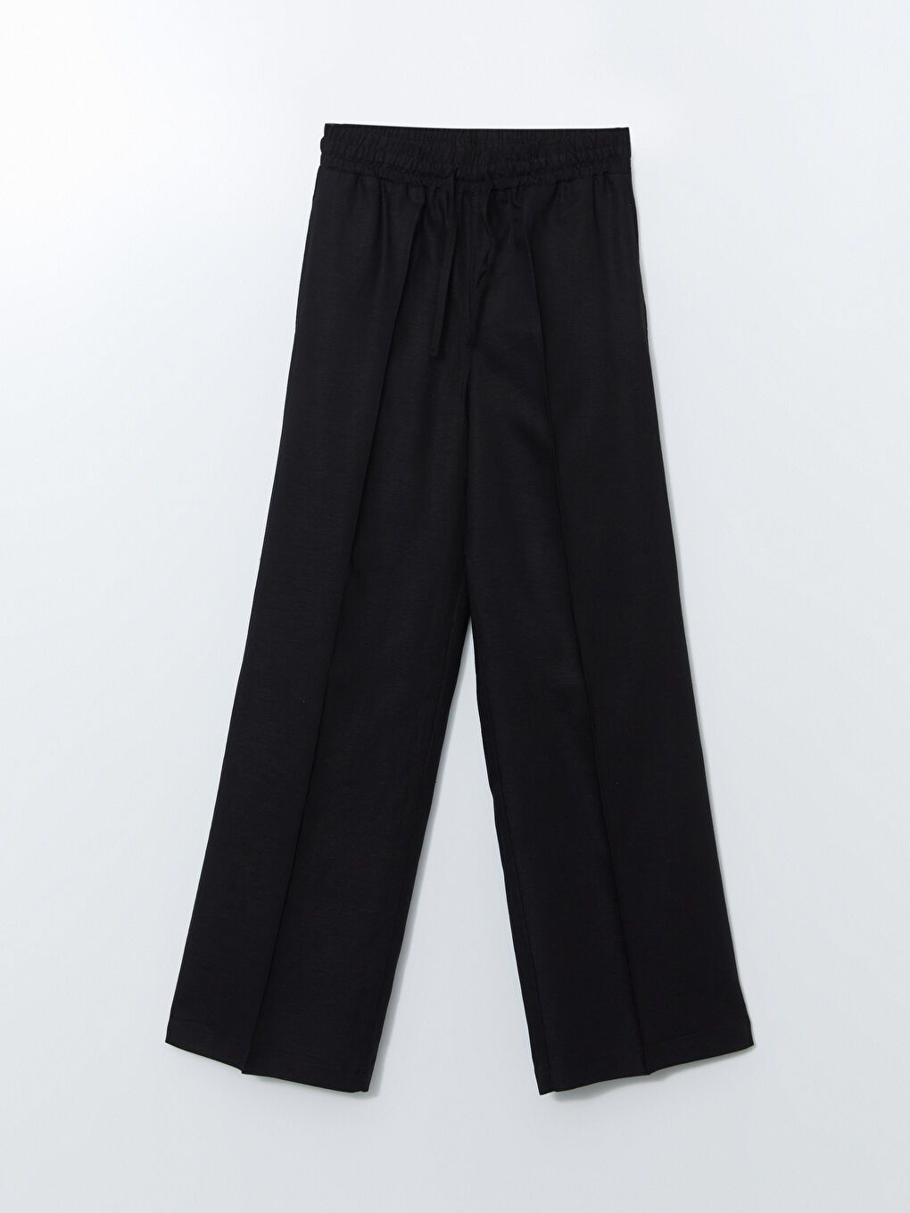 LCW Modest Beli Lastikli Keten Karışımlı Kadın Pantolon -S5DD01Z8-CVL