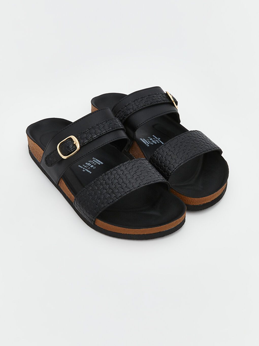 Double Strap Women's Sliders -S5DD03Z8-CVL