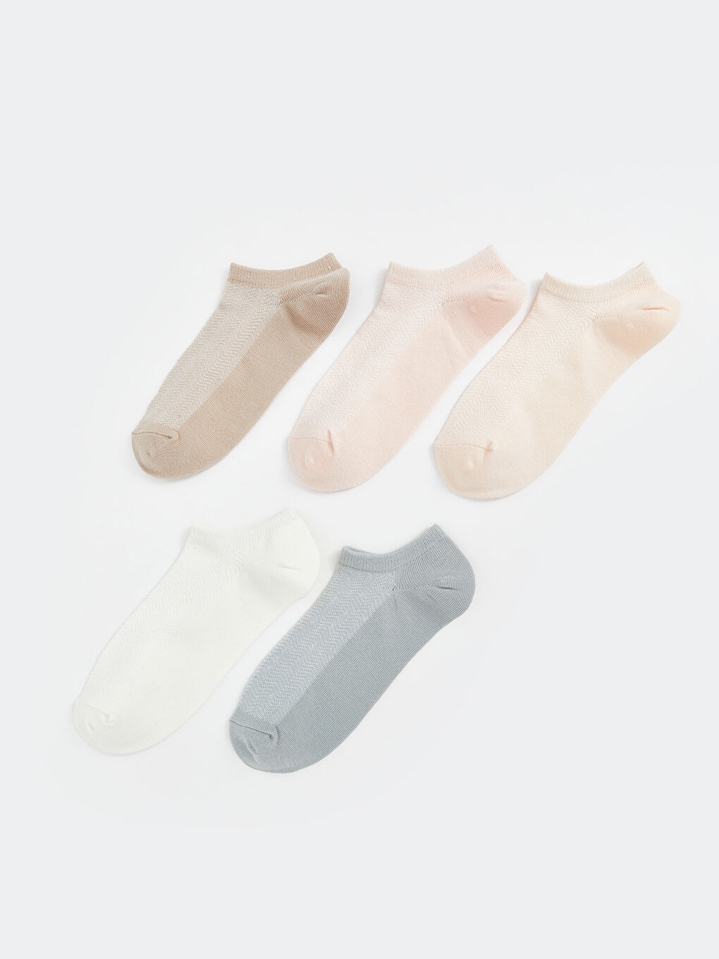 Patterned Women's Trainer Socks 5 Pack -S5DD13Z8-G5M