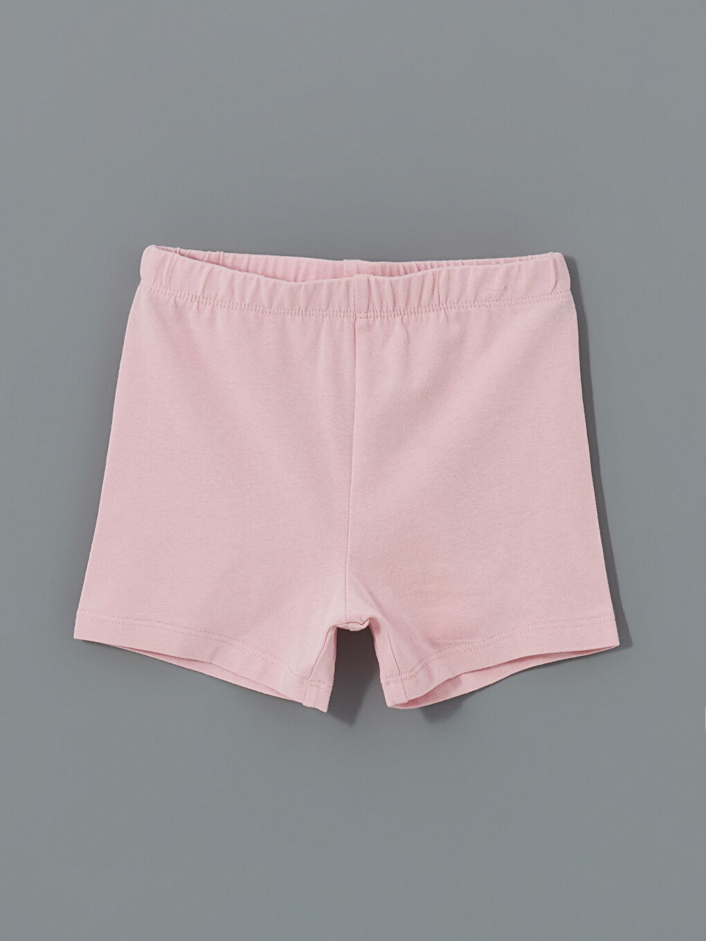 Elastic Waist Basic Girls Shorts Set Of 2 -S5DD81Z1-QWL