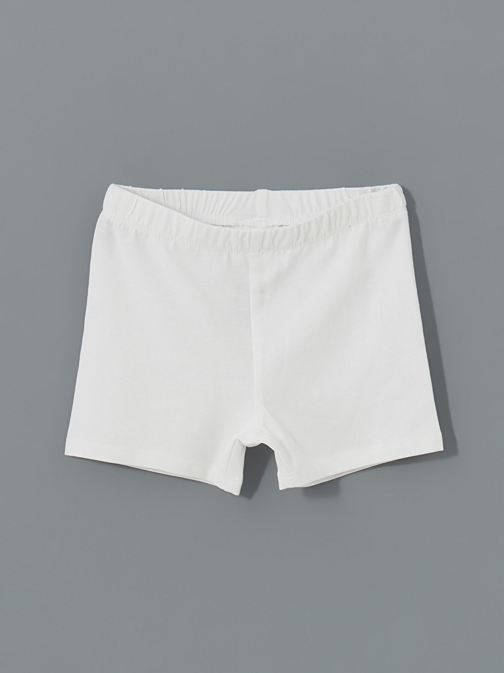 Elastic Waist Basic Girls Shorts Set Of 2 -S5DD81Z1-QWL