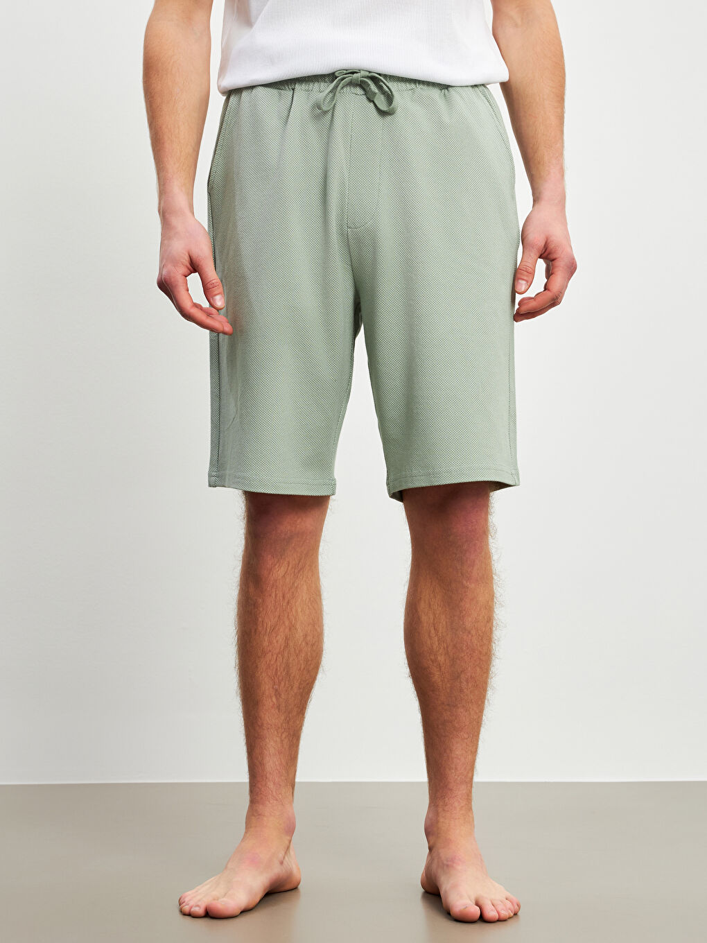 LC WAIKIKI Standardni kroj Muški donji deo pidžame kratke pantalone -S5DD93Z8-GKG