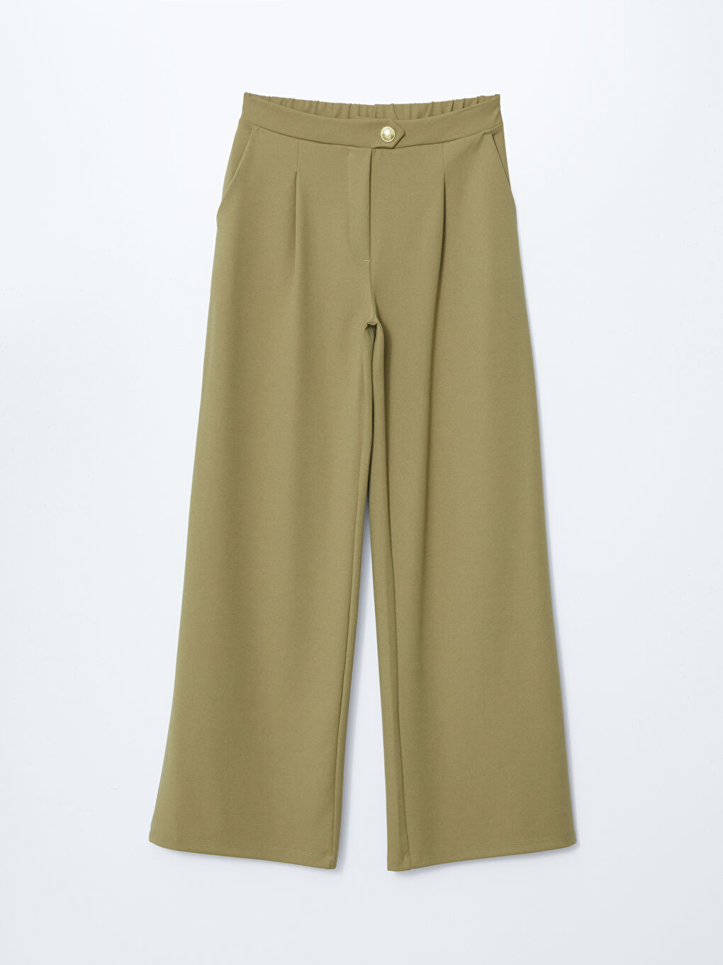 Relaxed Fit Regular Crepe Women's Trousers -S5DE00Z8-L0G