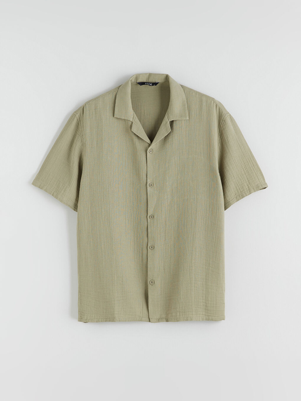 Standard Fit Cotton Short Sleeve Men's Shirt