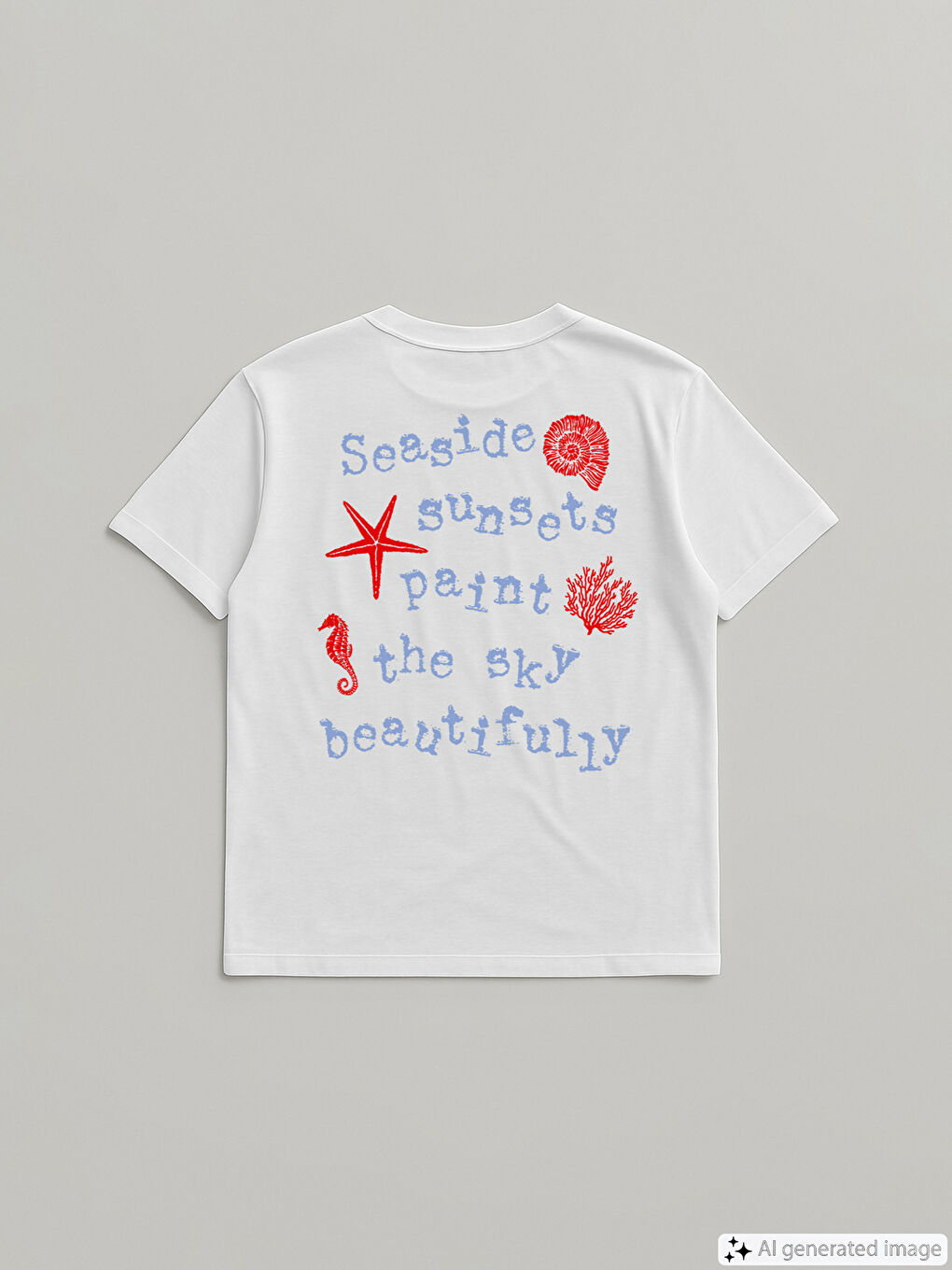 Crew Neck Printed Girls' T-Shirt-1