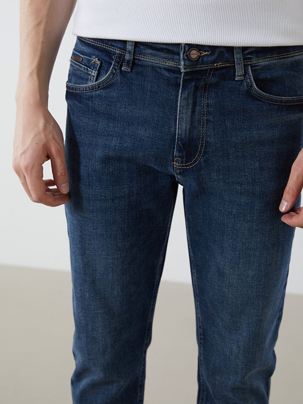 İndigo 730 Havuç Kalıp Erkek Jean Pantolon-2