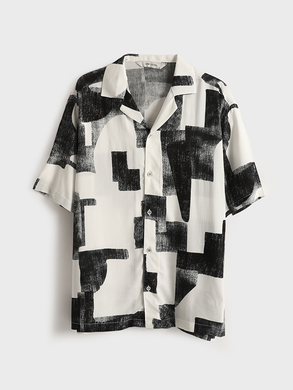 Regular Fit Short Sleeve Patterned Men's Shirt -S5DE41Z8-Q6K