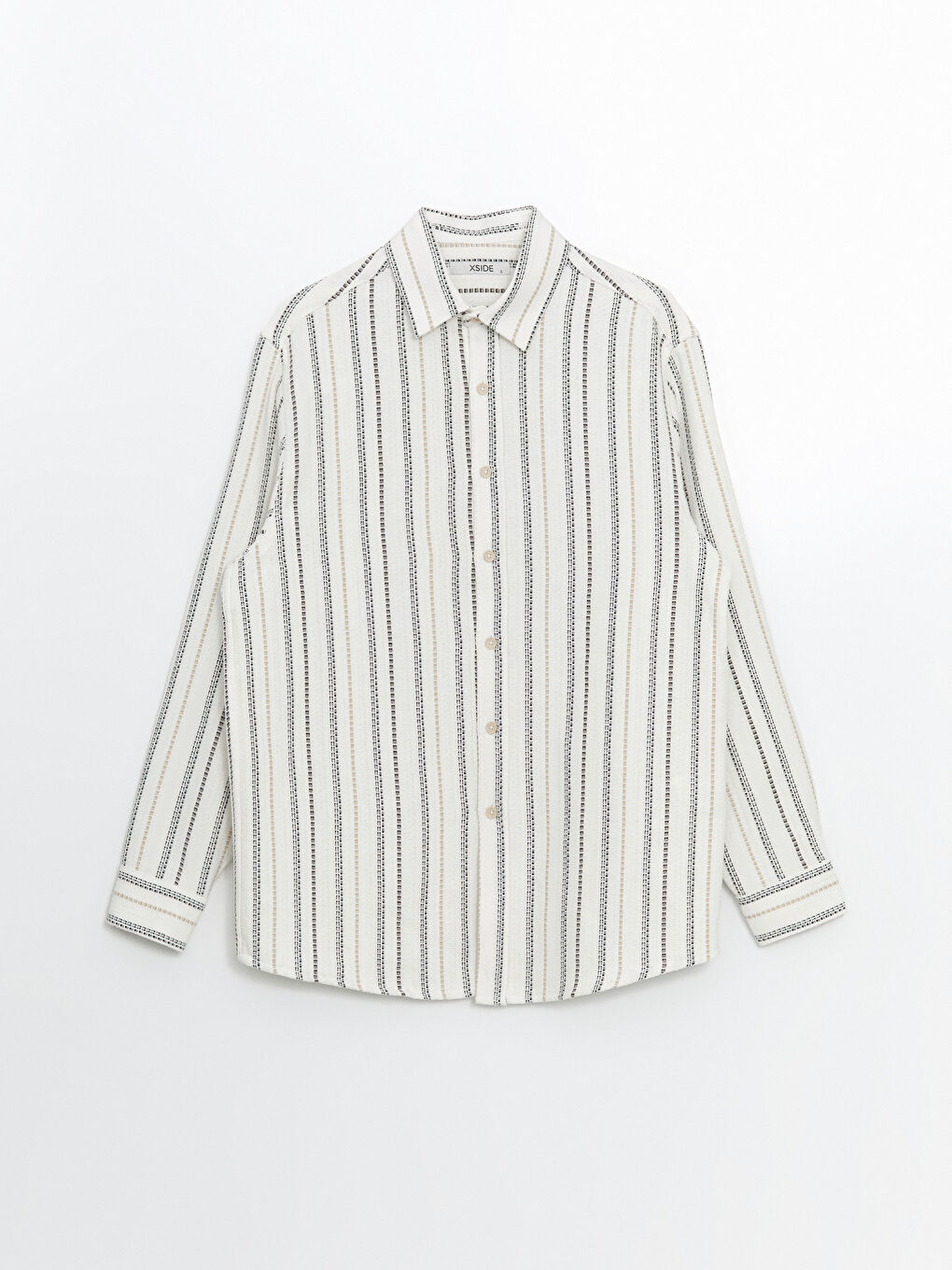 Regular Fit Long Sleeve Men's Shirt -S5DE48Z8-LE8