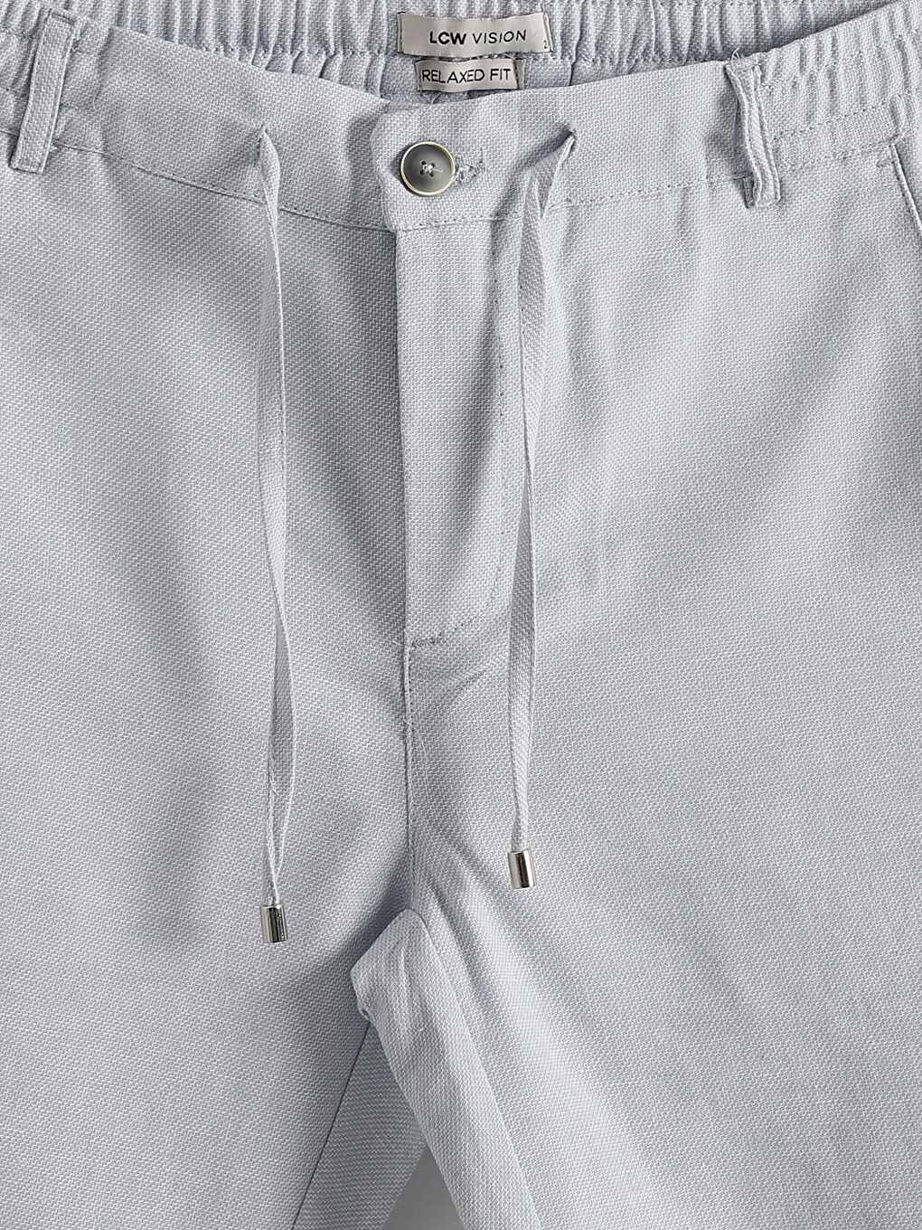 Standard Fit Linen Blend Men's Shorts-2