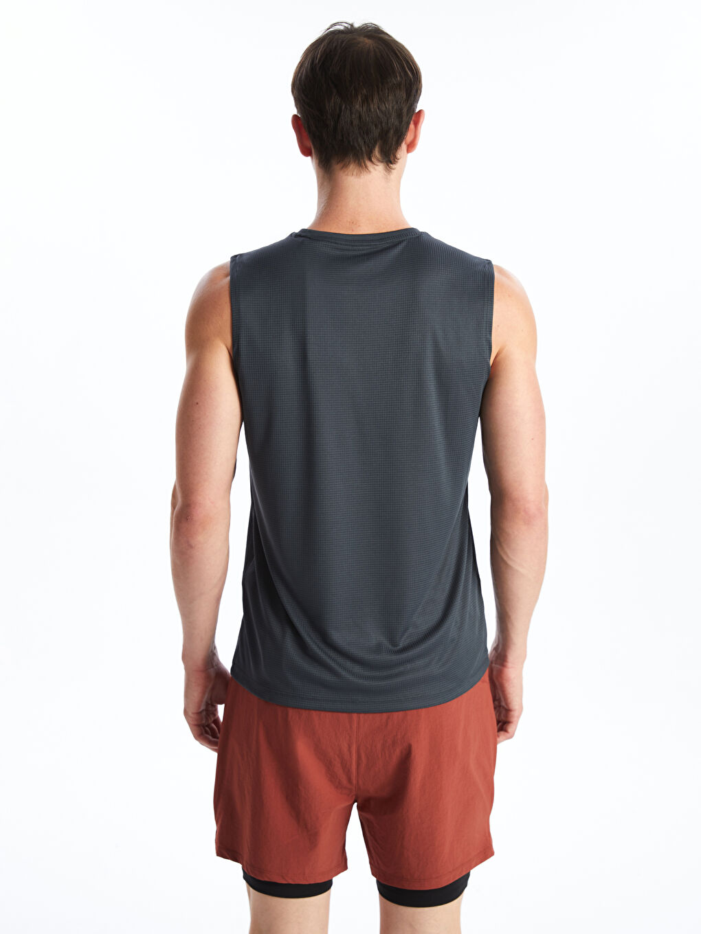 Crew Neck Men's Sleeveless T-Shirt-4